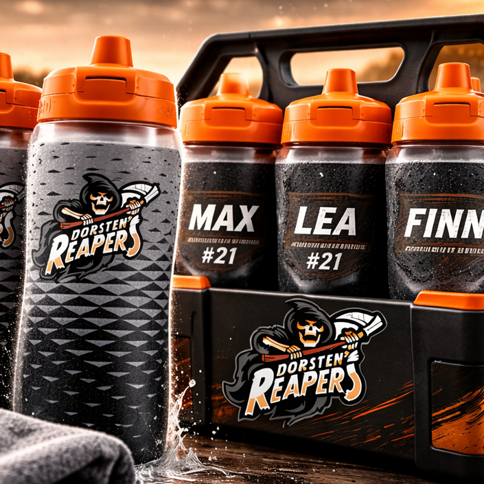 Gatorade Flaschen für ein authentisches Football Spiel der Dorsten Rea