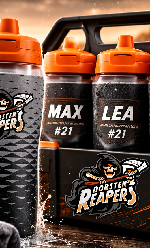 Gatorade Flaschen für ein authentisches Football Spiel der Dorsten Rea