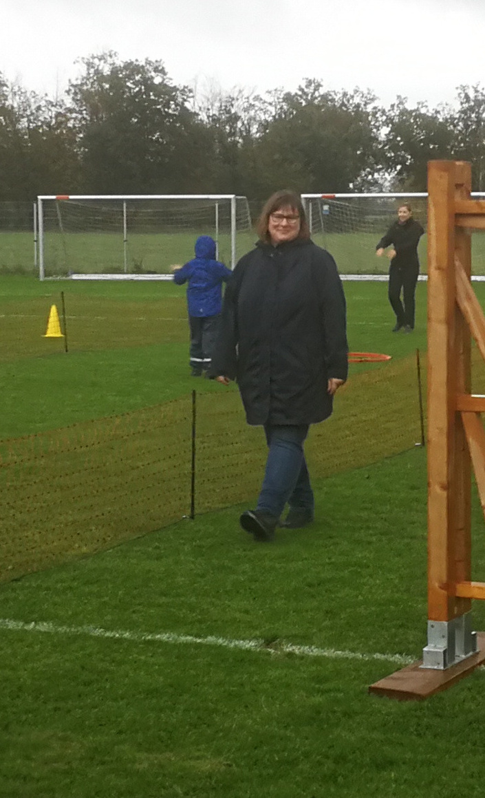 Einbindung  Lebenshilfe beim Fußballgolf