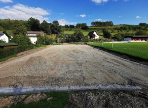 Ballfangzaun am Kleinspielfeld