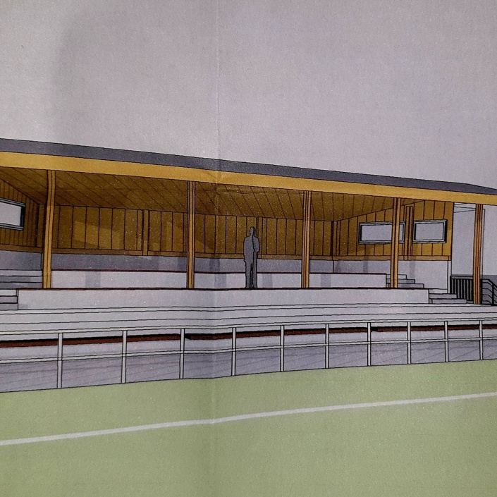 Mehrzweckgebäude an der Alme-Arena