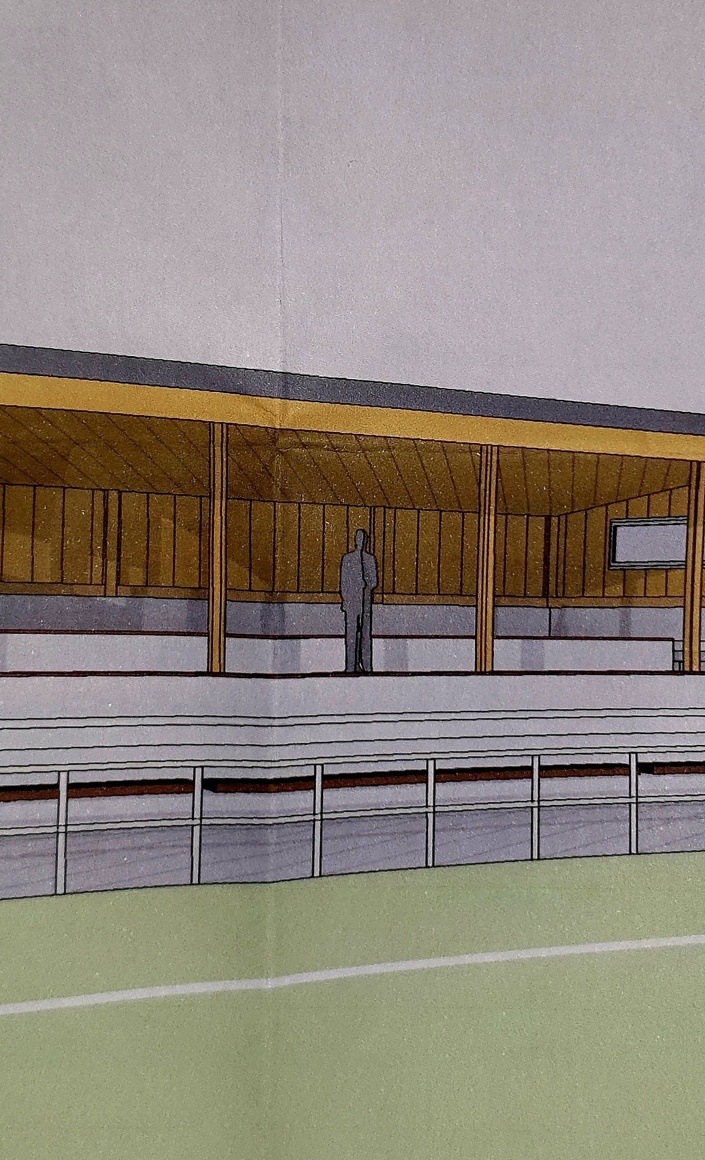 Mehrzweckgebäude an der Alme-Arena