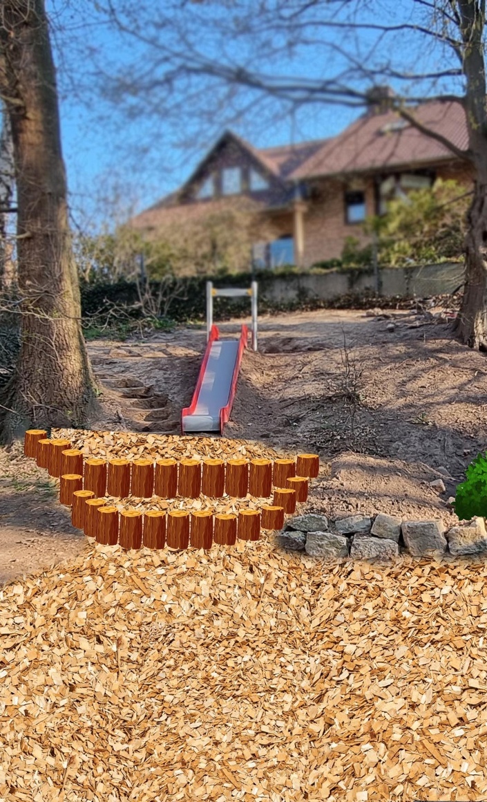 Volksbank: Rutsch- und Kletterhang Waldorfkindergarten Hameln