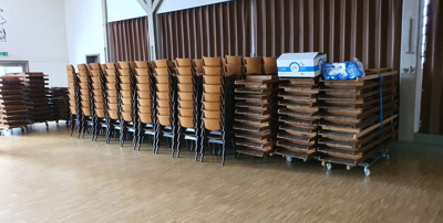 Neues Mobiliar Schützenhalle Welschen Ennest