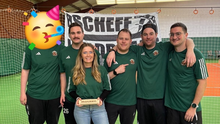 Aufbau TSV Mainaschaff Mölkkygruppe &amp;quot;Oscheff Beavers&amp;quot;