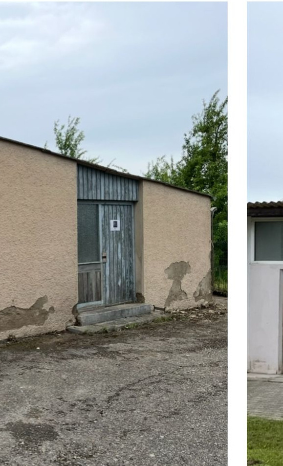 Sanierung des alten TSG Umkleidegebäudes