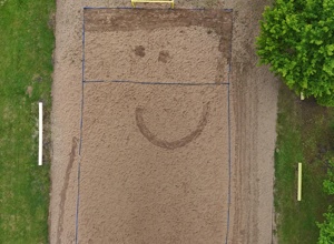 Sportbox für den Sportplatz Friedewalde