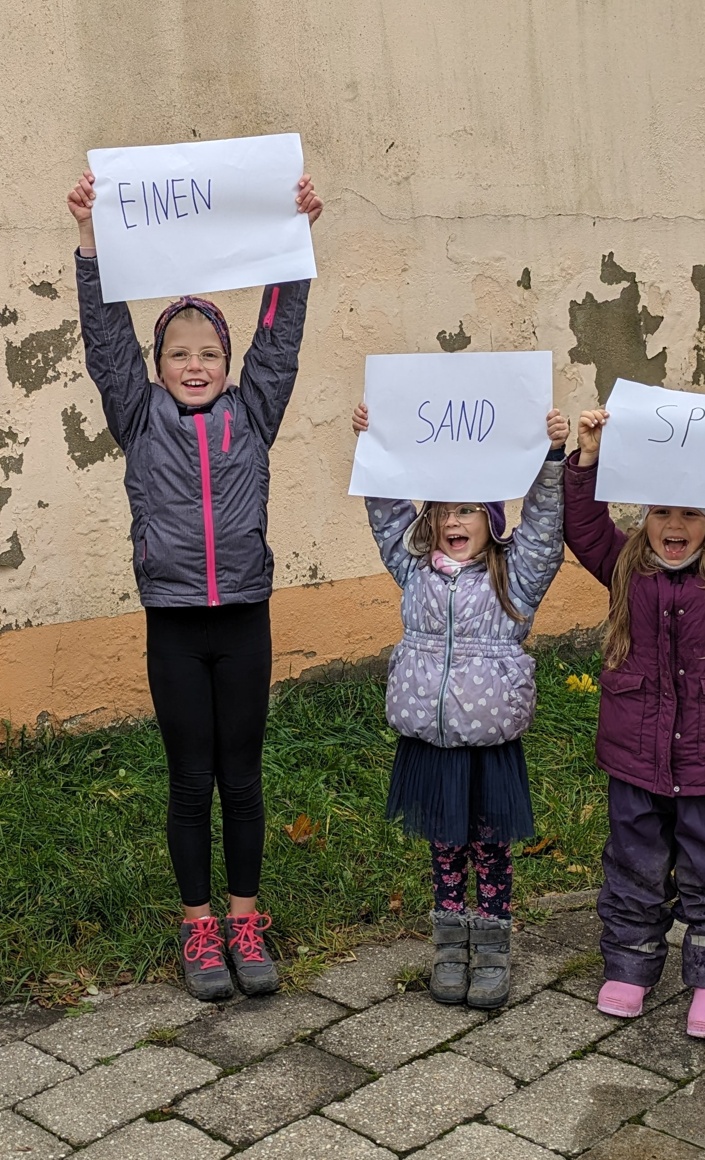 Weinberg braucht einen Sandspielturm