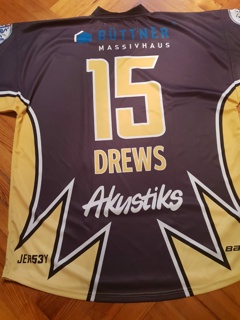 Trikot aus der letzten Saison Bayreuth Tigers &quot;DREWS&quot;