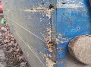 Neuaufbau einer Gartenhütte für den Kindergarten NestWerkstatt