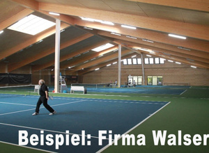 Energetische Tennishalle für Laupheim