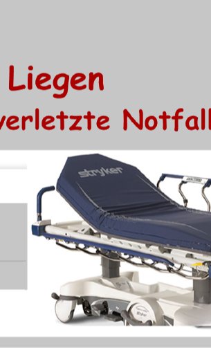 Problemloses Liegen für ältere Notfall-Patienten