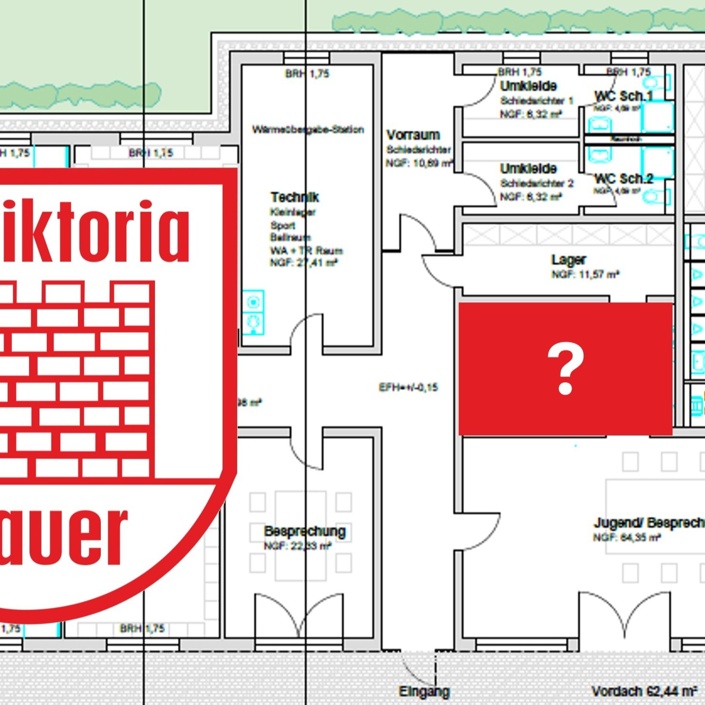 Küche für das neue Vereinsheim der SG Viktoria Mauer
