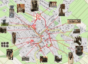 Skulpturen-Rundweg durch Oberkail  mit Werken von Johann Baptist Lenz