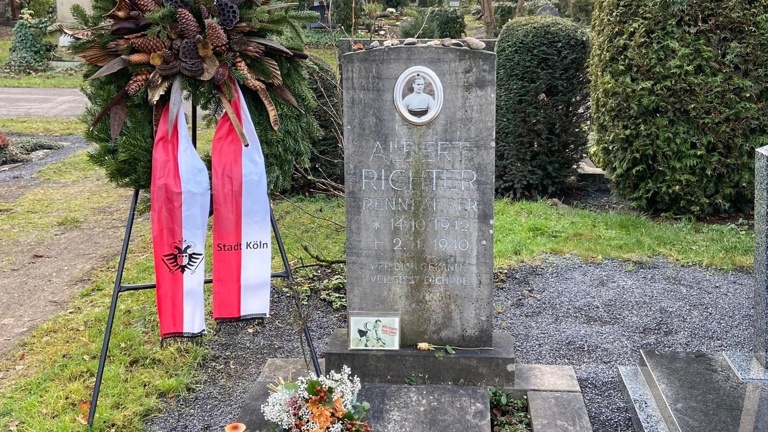 Albert Richter "Der vergessene Weltmeister" - Sanierung der Grabstätte