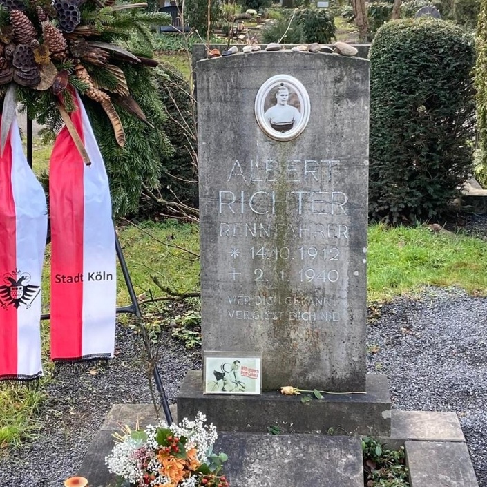 Albert Richter "Der vergessene Weltmeister" - Sanierung der Grabstätte