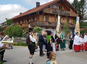 Restaurierung der Vereinsfahne + 100 jährige Jubiläumsfeier d. Vereins