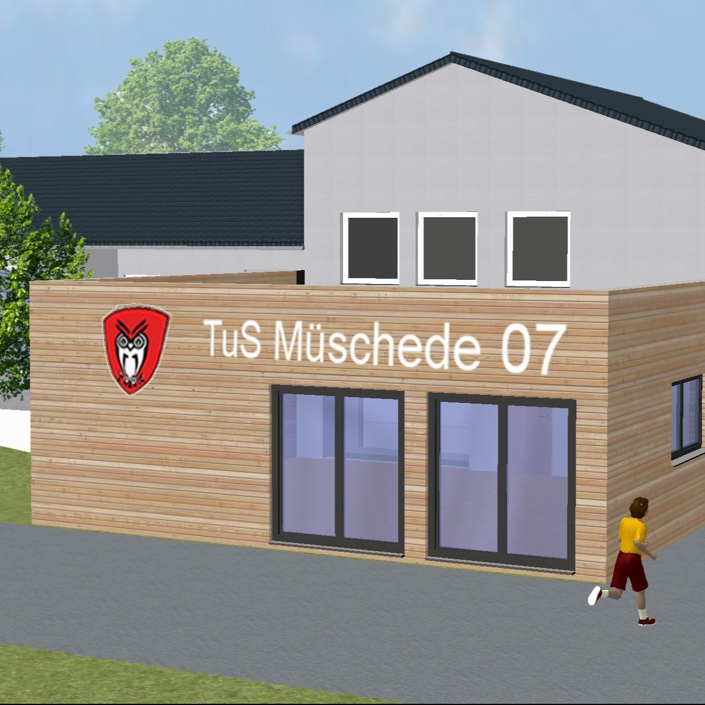Anbau eines Multifunktionsraumes am Sportheim Müschede