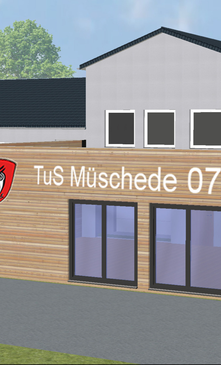 Anbau eines Multifunktionsraumes am Sportheim Müschede