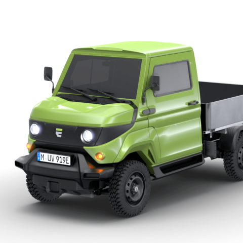 Ein Elektro-Nutzfahrzeug für den Bergwildpark Meißner