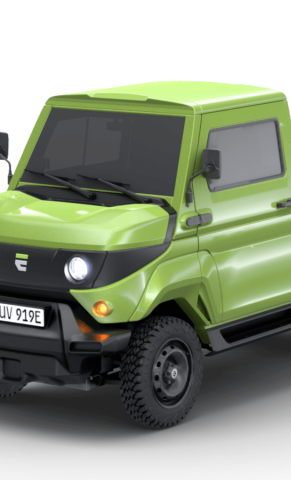 Ein Elektro-Nutzfahrzeug für den Bergwildpark Meißner
