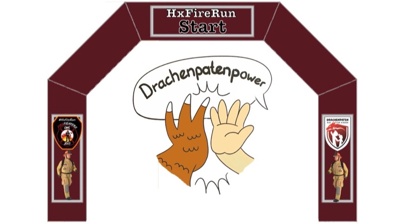 3, 2, 1 … Go! Start- und Zielbogen Höxteraner Feuerwehrlauf