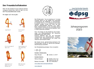 Pfadfinder auf dem Jacobsweg