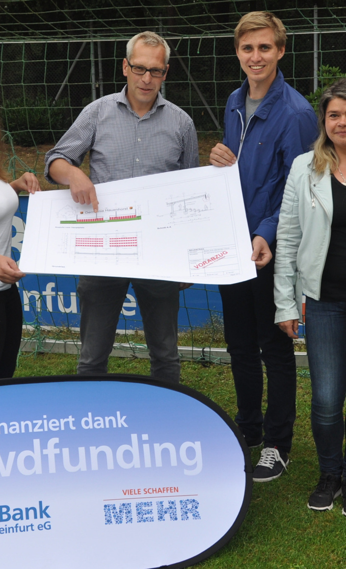 Tribüne für das Waldparkstadion
