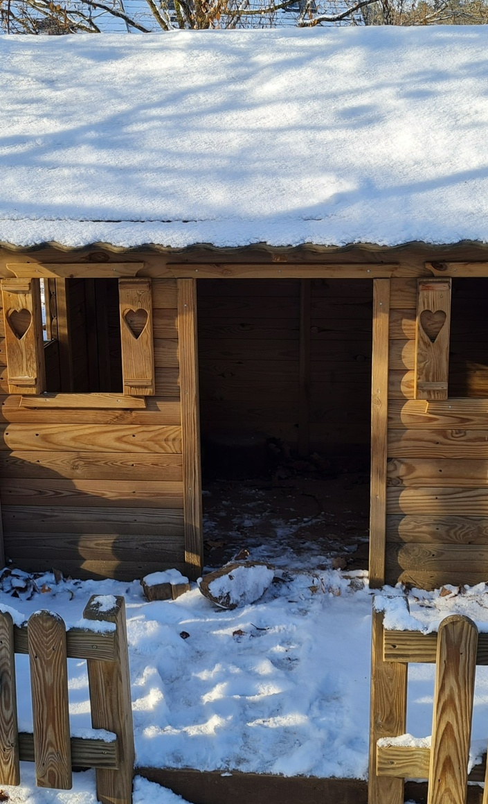 Gartenspielhaus für den Kindergarten