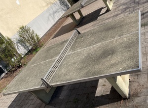Neue Außentischtennisplatten für den Schulhof des Gymnasiums Saarburg