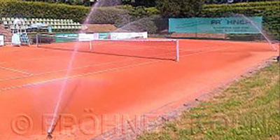 Beregnungsanlage für 3 Tennisplätze