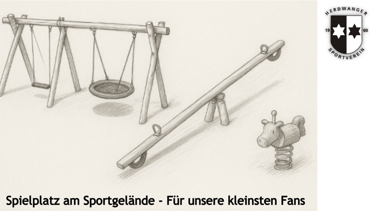 Spielplatz am Sportgelände - Für unsere kleinsten Fans