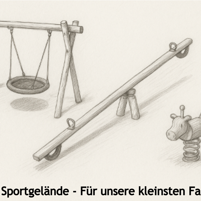 Spielplatz am Sportgelände - Für unsere kleinsten Fans