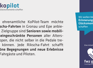 KoPilot – Rikscha-Fahrten für Bedürftige
