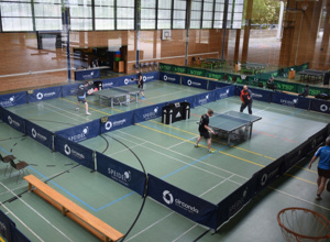 Neue Spielfeldumrandungen für den Tischtennis Schönbuch e.V.