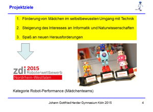 Technikförderung für Mädchen am Herder-Gymnasium