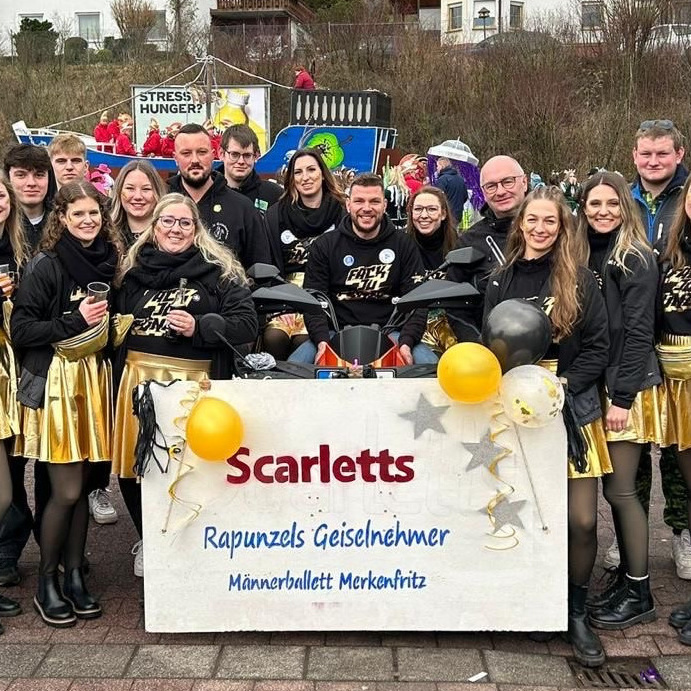 Faschingswagen für die Merkenfritzer Tanzgruppen