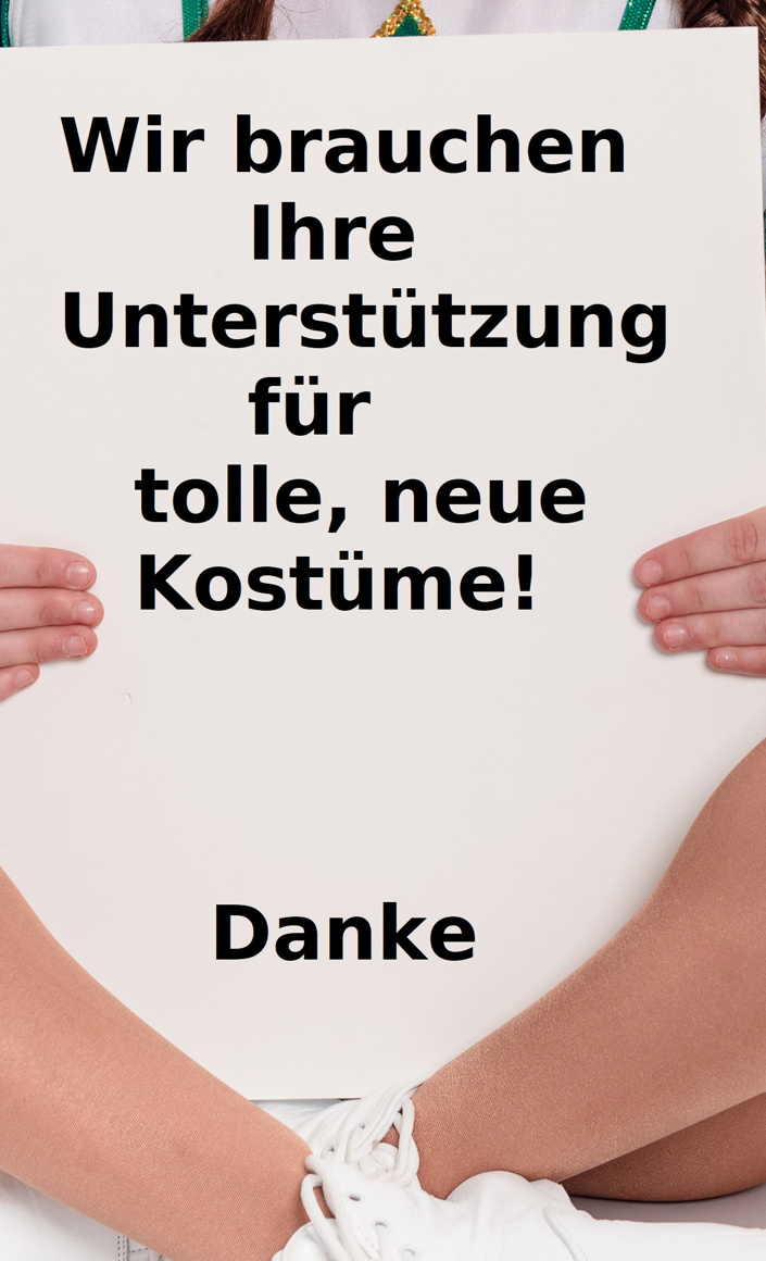 Neue Kostüme für die Gardetänzerinnen!