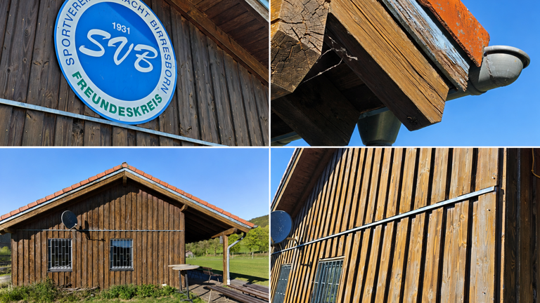 Anstrich Vereinsheim