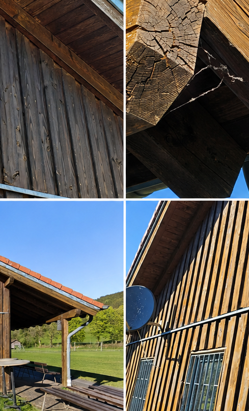 Anstrich Vereinsheim