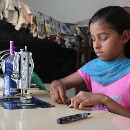 Nähwerkstatt für Mädchen in Indien