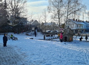Gartenspielhaus für den Kindergarten