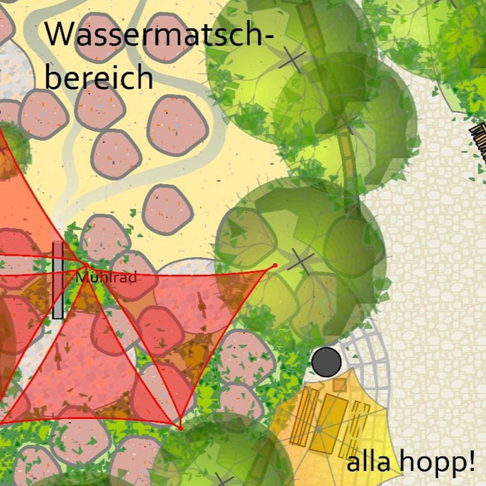 Sonnensegel für die alla hopp!-Anlage Meckesheim