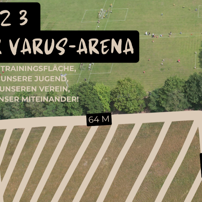 Bau Platz 3 an der Varus-Arena