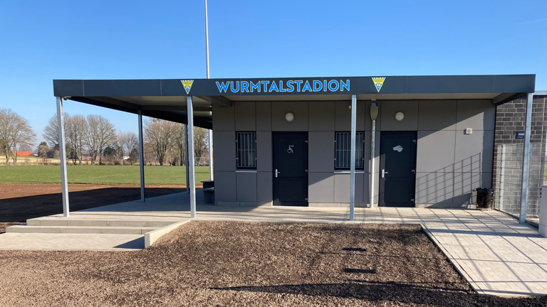 Spielerkabinen für unser Wurmtalstadion