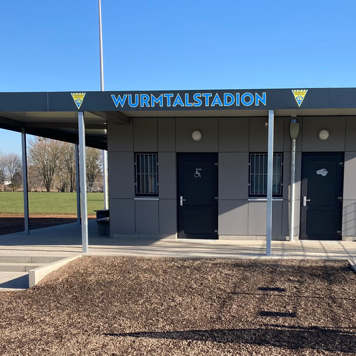 Spielerkabinen für unser Wurmtalstadion