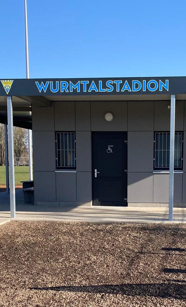 Spielerkabinen für unser Wurmtalstadion