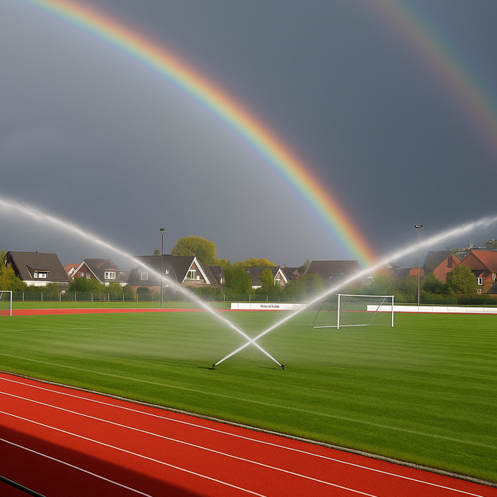 Installation einer Beregnungsanlage im Stadion des SC Twistringen
