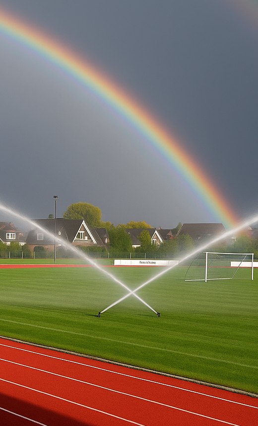 Installation einer Beregnungsanlage im Stadion des SC Twistringen