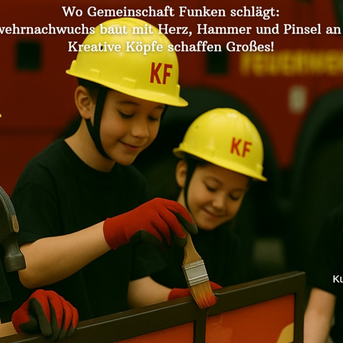 Wo Gemeinschaft Funken schlägt-Feuerwehrnachwuchs baut ein Brandhaus!